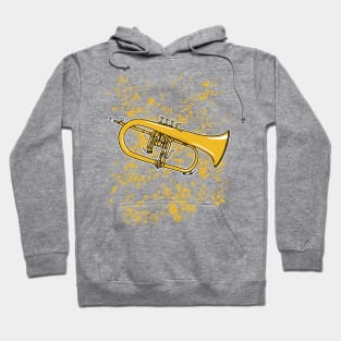 Flugelhorn Teacher Hornist Brass Musician Hoodie